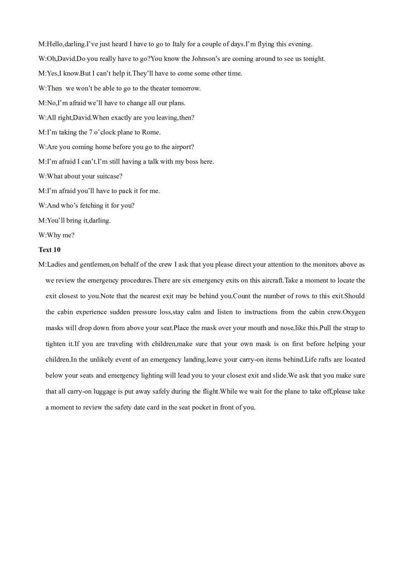 高考英语听力模拟训练05(答案和听力原文)_2024年5月_01按日期_1号_2024高考英语听力专题（80套模拟训练+历年真题）(附音频）_高考英语听力高分80套模拟训练