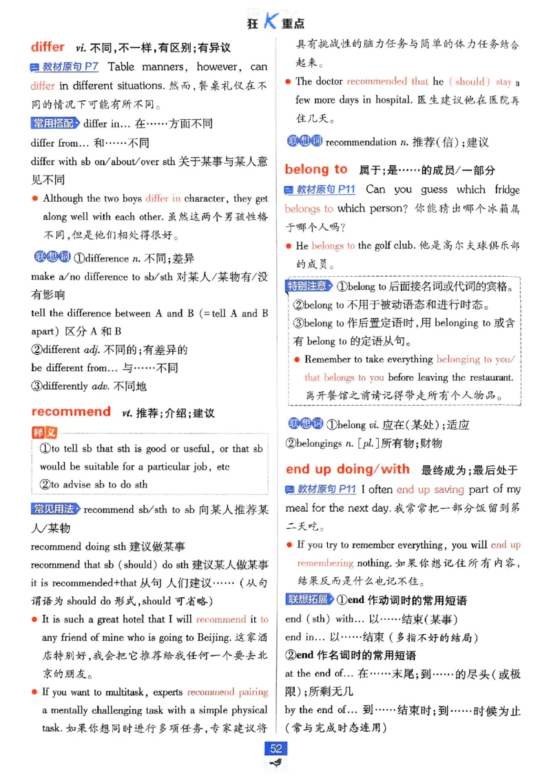 2026高一上必刷题狂K重点_2026版高中必刷题_英语_2026版高中必刷题英语《外研》_2026版高中必刷题必修一二合订版外研