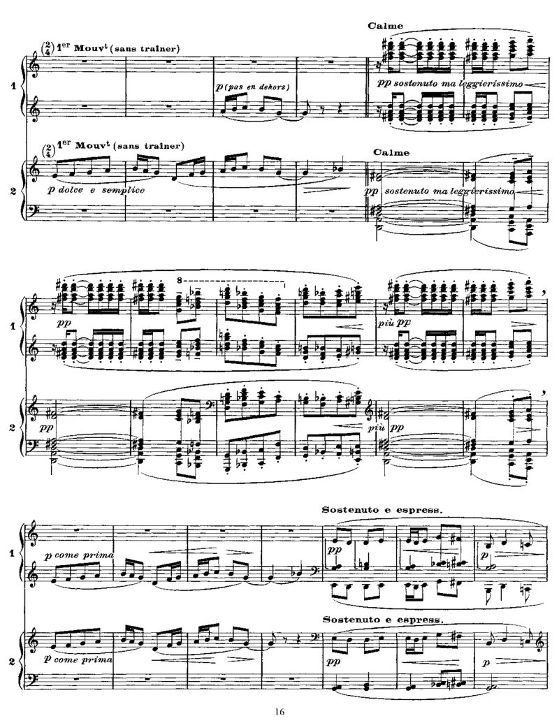 白与黑_一万首著名钢琴曲谱哈农贝多芬合集视频教学电子版高清无水印可打印_1古典钢琴知名音乐家谱_德彪西钢琴谱全集