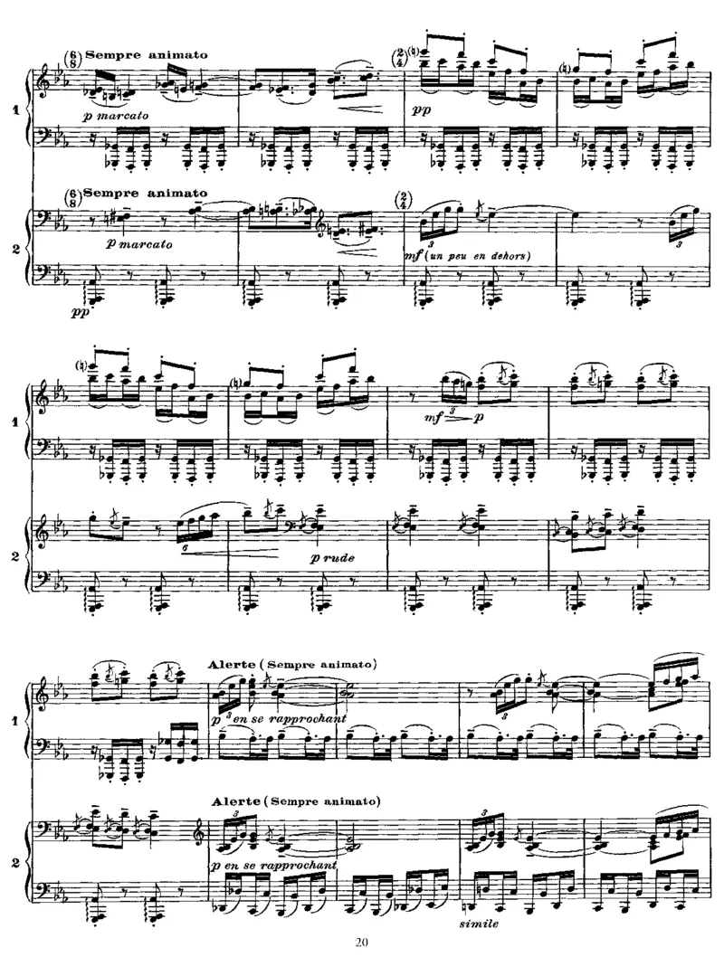 白与黑_一万首著名钢琴曲谱哈农贝多芬合集视频教学电子版高清无水印可打印_1古典钢琴知名音乐家谱_德彪西钢琴谱全集