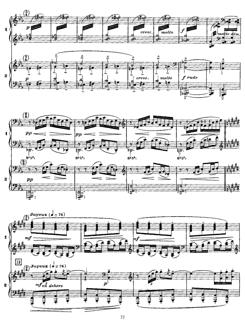 白与黑_一万首著名钢琴曲谱哈农贝多芬合集视频教学电子版高清无水印可打印_1古典钢琴知名音乐家谱_德彪西钢琴谱全集