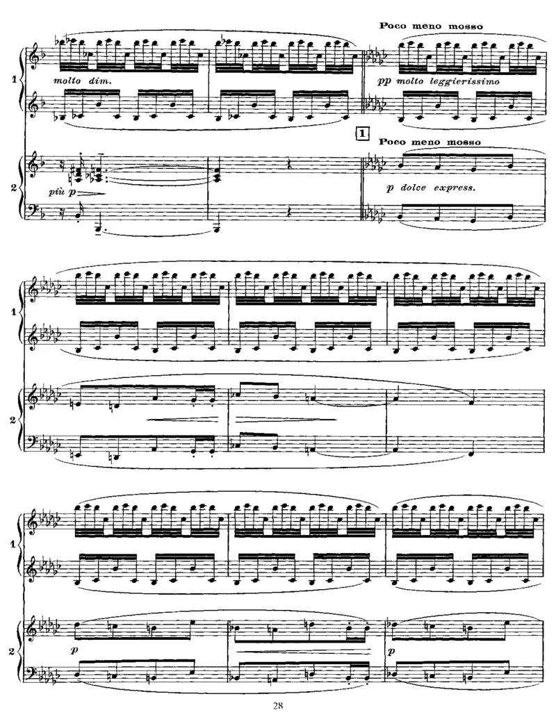 白与黑_一万首著名钢琴曲谱哈农贝多芬合集视频教学电子版高清无水印可打印_1古典钢琴知名音乐家谱_德彪西钢琴谱全集