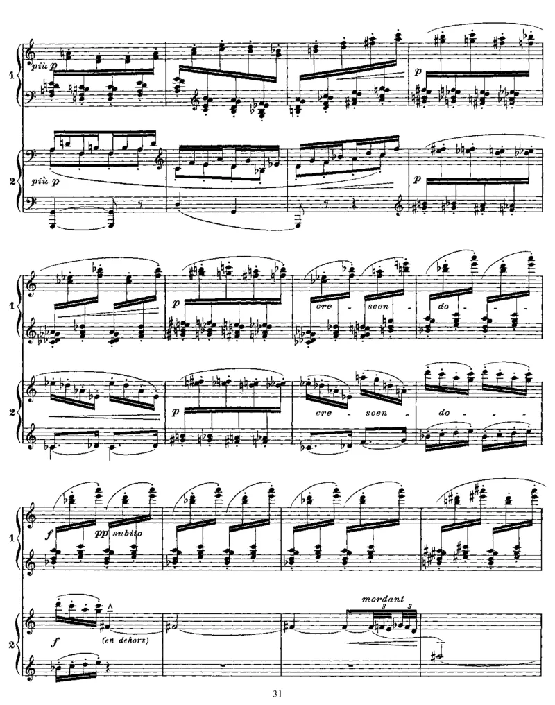 白与黑_一万首著名钢琴曲谱哈农贝多芬合集视频教学电子版高清无水印可打印_1古典钢琴知名音乐家谱_德彪西钢琴谱全集