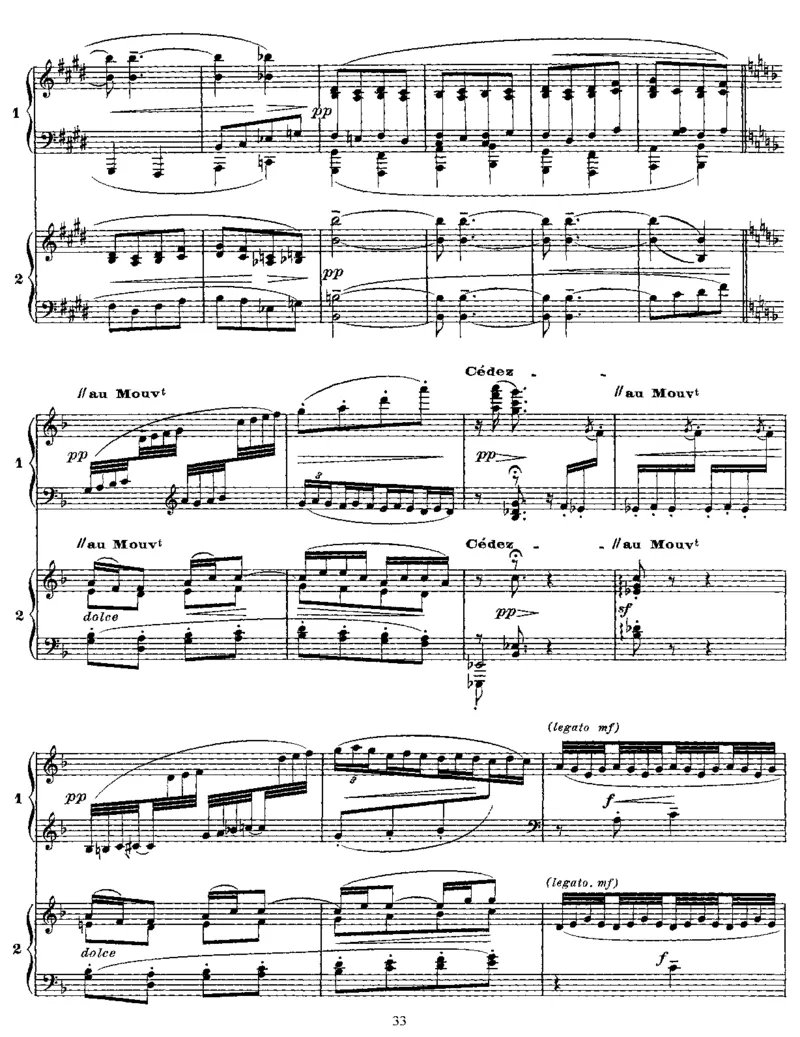 白与黑_一万首著名钢琴曲谱哈农贝多芬合集视频教学电子版高清无水印可打印_1古典钢琴知名音乐家谱_德彪西钢琴谱全集