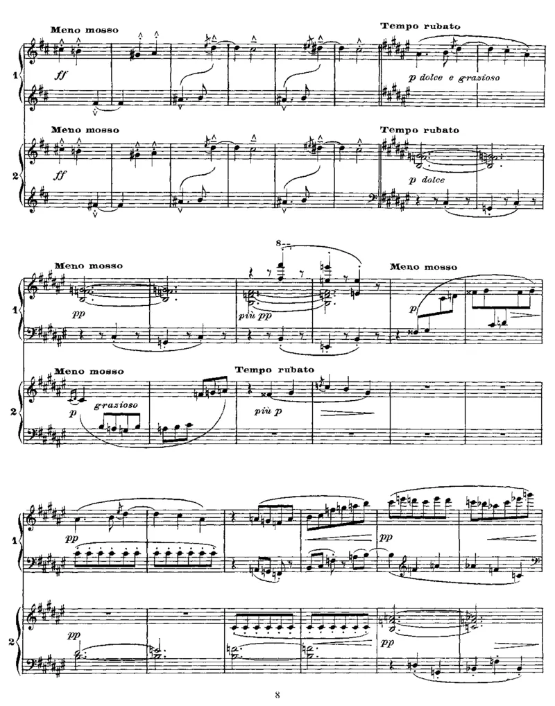 白与黑_一万首著名钢琴曲谱哈农贝多芬合集视频教学电子版高清无水印可打印_1古典钢琴知名音乐家谱_德彪西钢琴谱全集