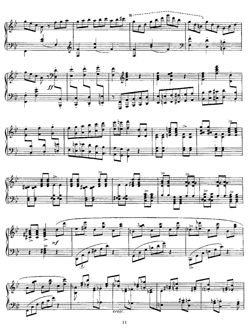 快乐圆舞曲ValseGaie,Op139_一万首著名钢琴曲谱哈农贝多芬合集视频教学电子版高清无水印可打印_1古典钢琴知名音乐家谱_圣桑钢琴谱全集