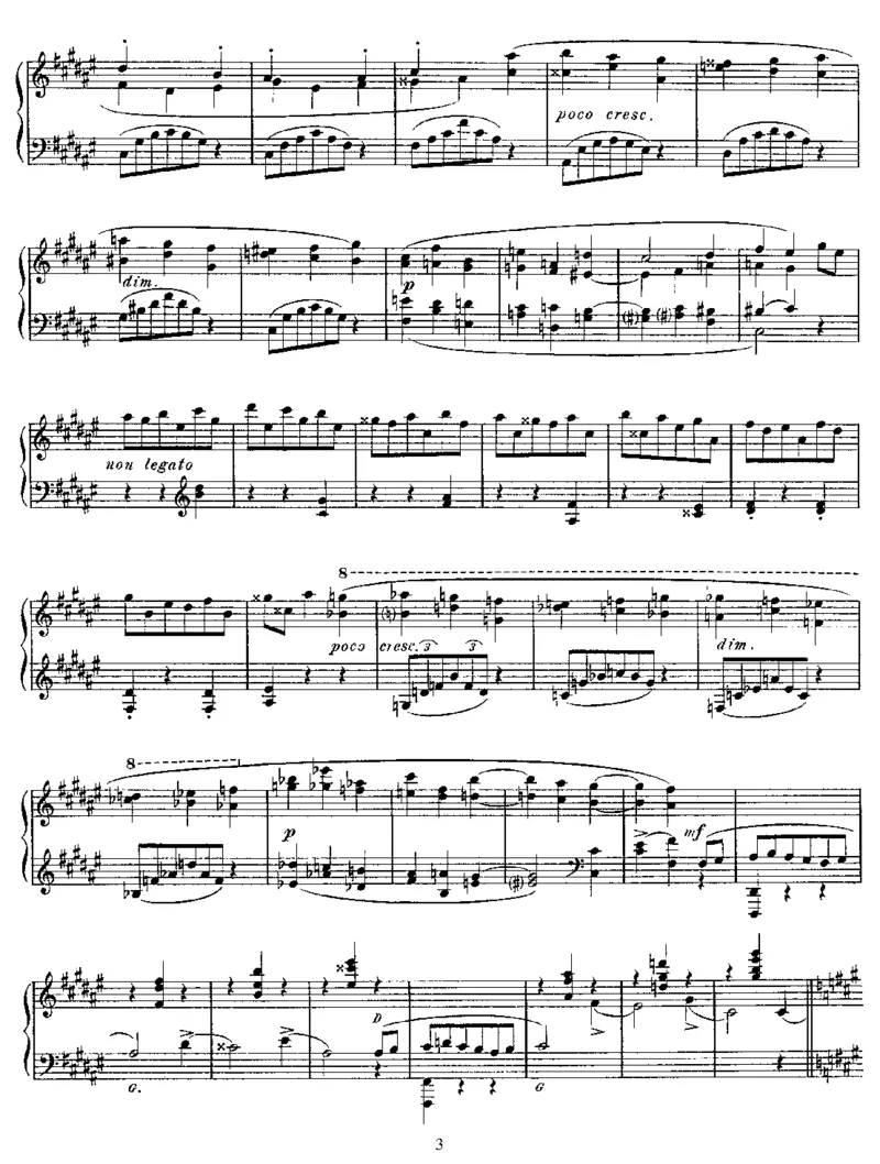 快乐圆舞曲ValseGaie,Op139_一万首著名钢琴曲谱哈农贝多芬合集视频教学电子版高清无水印可打印_1古典钢琴知名音乐家谱_圣桑钢琴谱全集