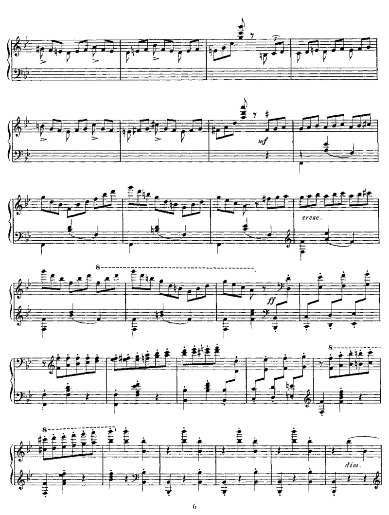 快乐圆舞曲ValseGaie,Op139_一万首著名钢琴曲谱哈农贝多芬合集视频教学电子版高清无水印可打印_1古典钢琴知名音乐家谱_圣桑钢琴谱全集