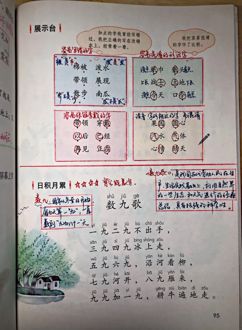 小学二年级上册上学期-部编版语文：园地七预习笔记_小学1-6年级全部试卷_语文_二年级_3-7-1、小学二年级语文上册_3-7-1-1、复习、知识点、归纳汇总_部编版