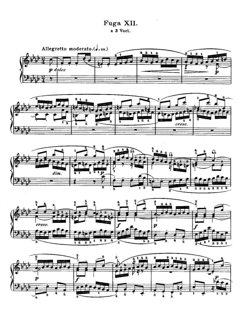 平均律第二册_一万首著名钢琴曲谱哈农贝多芬合集视频教学电子版高清无水印可打印_09钢琴教材合集_常用教材钢琴谱（80+本）