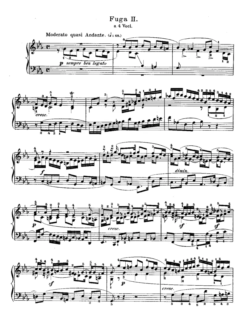 平均律第二册_一万首著名钢琴曲谱哈农贝多芬合集视频教学电子版高清无水印可打印_09钢琴教材合集_常用教材钢琴谱（80+本）