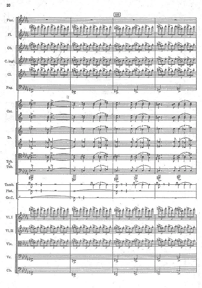 瞿维_交响诗《人民英雄纪念碑》总谱_一万首著名钢琴曲谱哈农贝多芬合集视频教学电子版高清无水印可打印_08名曲总谱合集