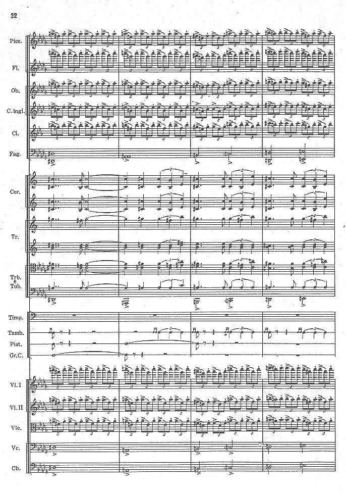 瞿维_交响诗《人民英雄纪念碑》总谱_一万首著名钢琴曲谱哈农贝多芬合集视频教学电子版高清无水印可打印_08名曲总谱合集