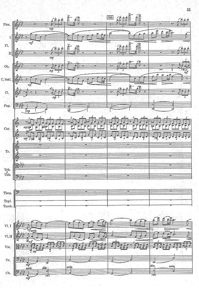 瞿维_交响诗《人民英雄纪念碑》总谱_一万首著名钢琴曲谱哈农贝多芬合集视频教学电子版高清无水印可打印_08名曲总谱合集