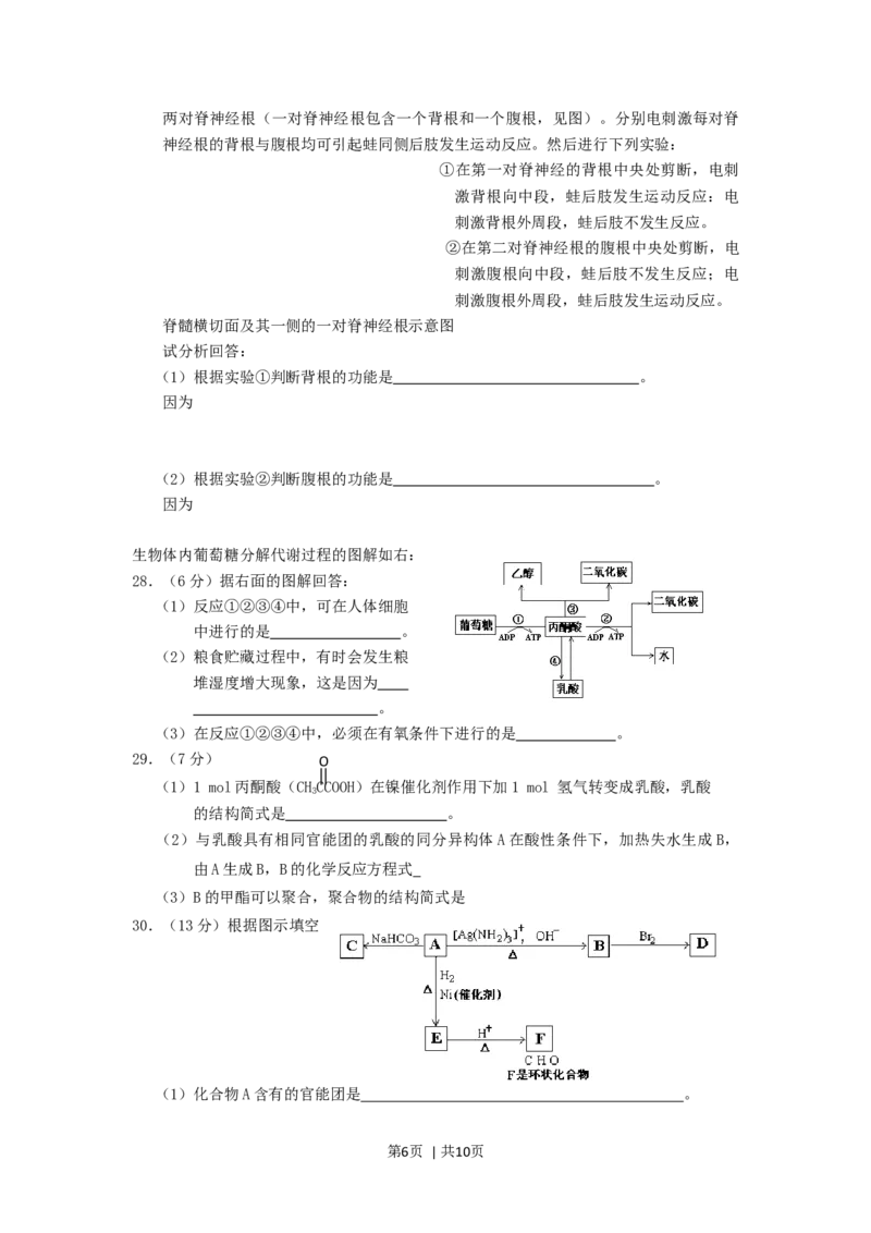 2003年山东高考理综真题及答案_zz20高中真题试卷_物理高考真题试卷_旧1990-2007&middot;高考物理真题_1990-2007&middot;高考物理真题&middot;word_2001-2007年各地理综历年真题_山东