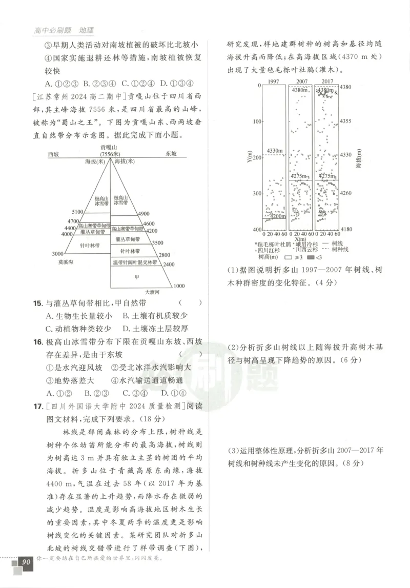 主书_地理_2026版高中必刷题地理《人教》_2026版高中必刷题地理选修1RJ