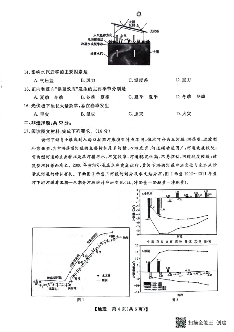黑龙江省齐齐哈尔市2024届高三下学期二模考试地理_2024年3月_013月合集_2024届黑龙江省齐齐哈尔市高三下学期二模考试_黑龙江省齐齐哈尔市2024届高三下学期二模考试地理