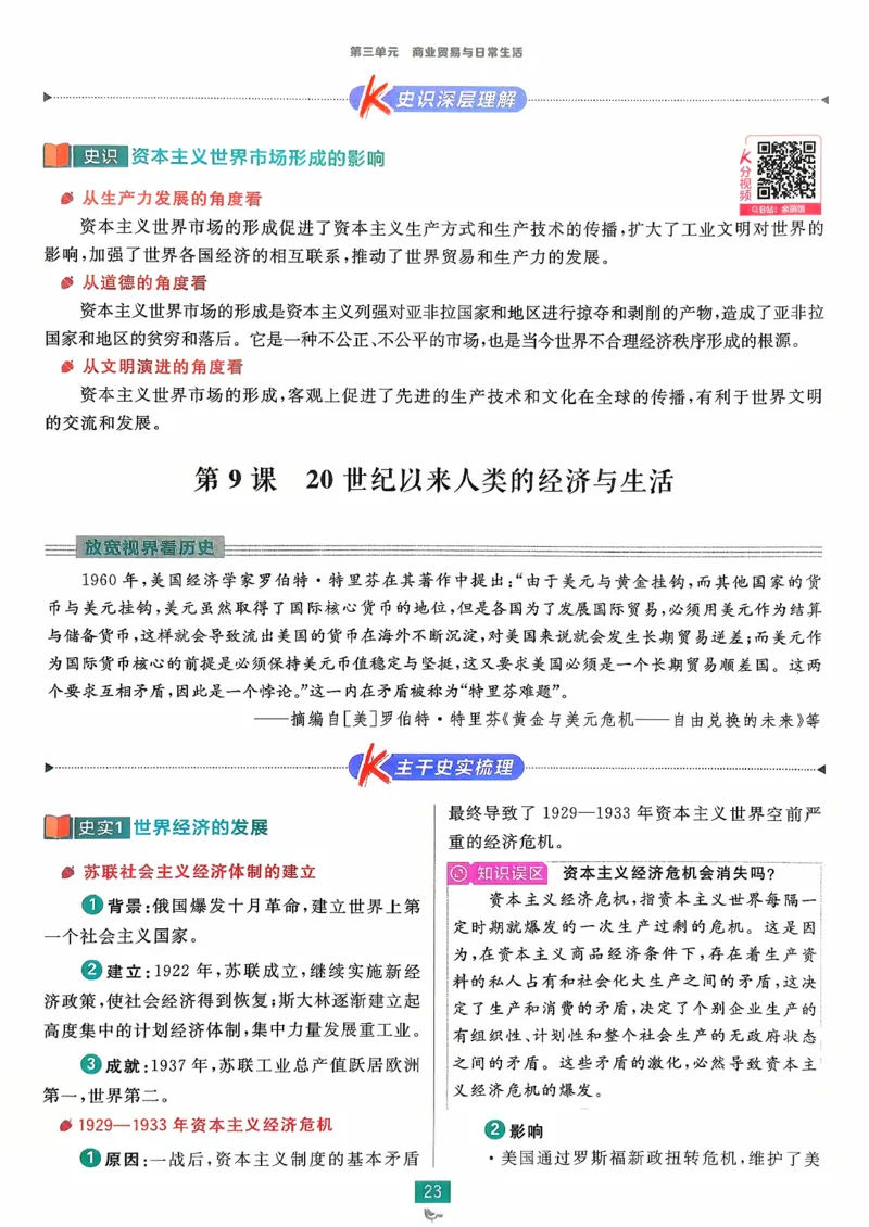 狂k重点历史选修2_历史_2026春高中必刷题历史选修2RJ