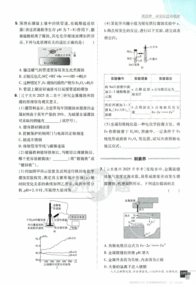 26版化学必刷题题目（选修一）_化学_2026版高中必刷题化学《人教》_2026版高中必刷题化学选修一（人教版）