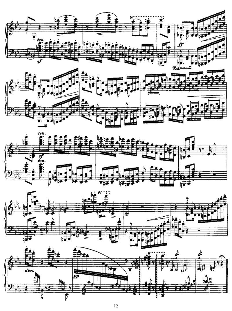 帕格尼尼练习曲6PaganiniEtudes_一万首著名钢琴曲谱哈农贝多芬合集视频教学电子版高清无水印可打印_1古典钢琴知名音乐家谱_李斯特钢琴谱全集_各种练习曲！！！！