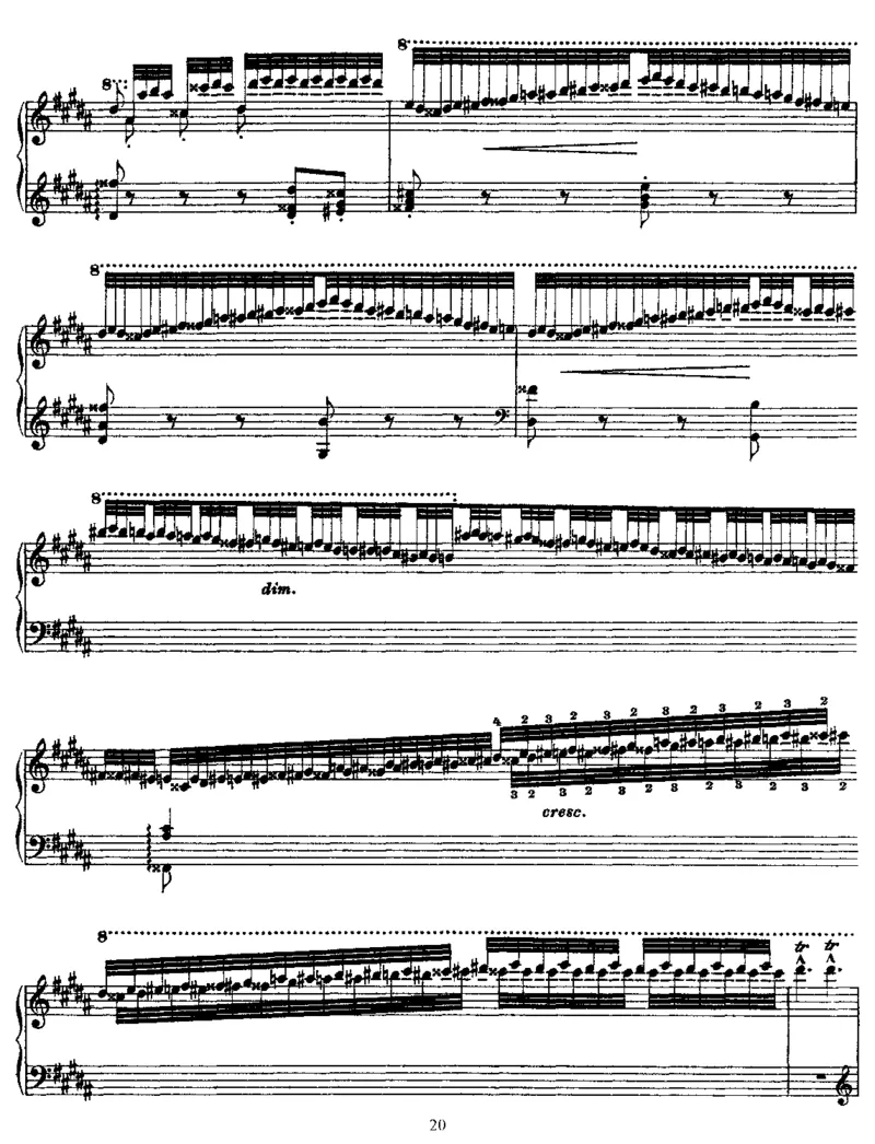 帕格尼尼练习曲6PaganiniEtudes_一万首著名钢琴曲谱哈农贝多芬合集视频教学电子版高清无水印可打印_1古典钢琴知名音乐家谱_李斯特钢琴谱全集_各种练习曲！！！！