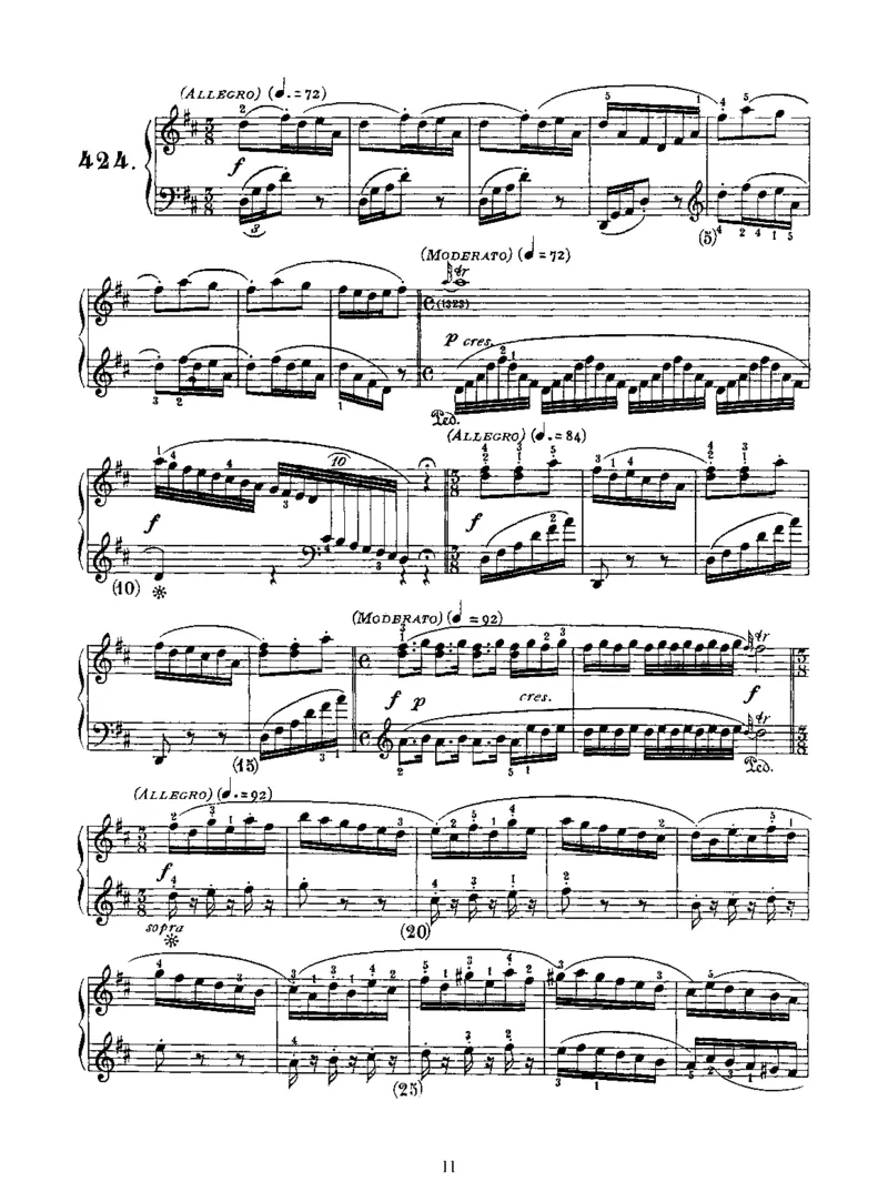 斯卡拉蒂钢琴奏鸣曲全集500首第421-435首ScarlattiSonatas钢琴谱_一万首著名钢琴曲谱哈农贝多芬合集视频教学电子版高清无水印可打印_1古典钢琴知名音乐家谱_斯卡拉蒂钢琴谱全集