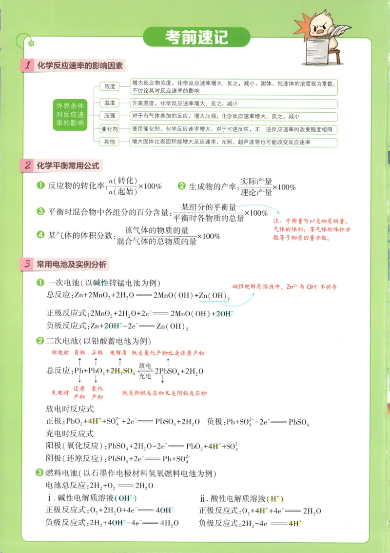 狂K重点_化学_2026版高中必刷题化学《鲁科》_高中必刷题化学选修1LK