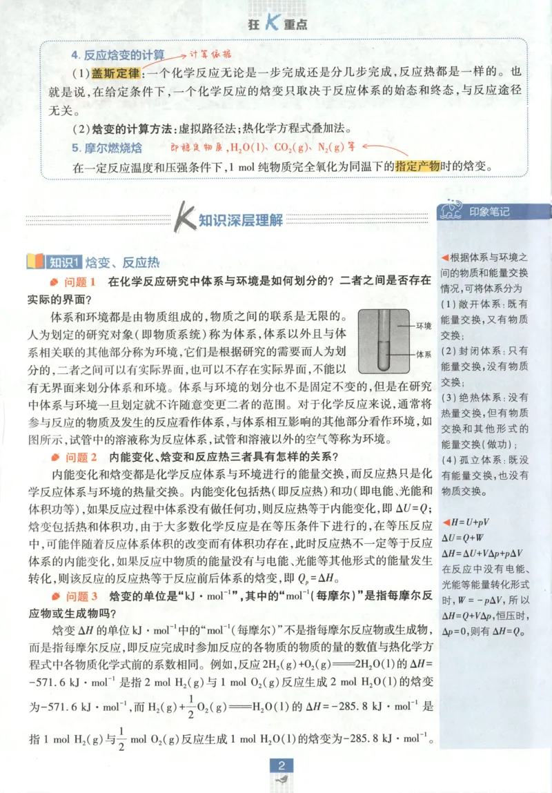 狂K重点_化学_2026版高中必刷题化学《鲁科》_高中必刷题化学选修1LK