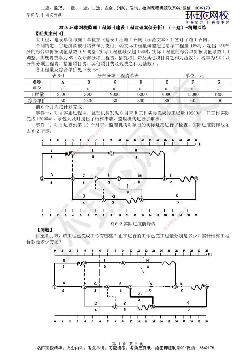 第9讲精题必练（九）_监理工程师_2025监理工程师_2025年监理工程师SVIP_2025年监理土建案例SVIP_03-习题精析✿实战特训✿模考通关_09-案例《精题必练班》王双增HQ推荐