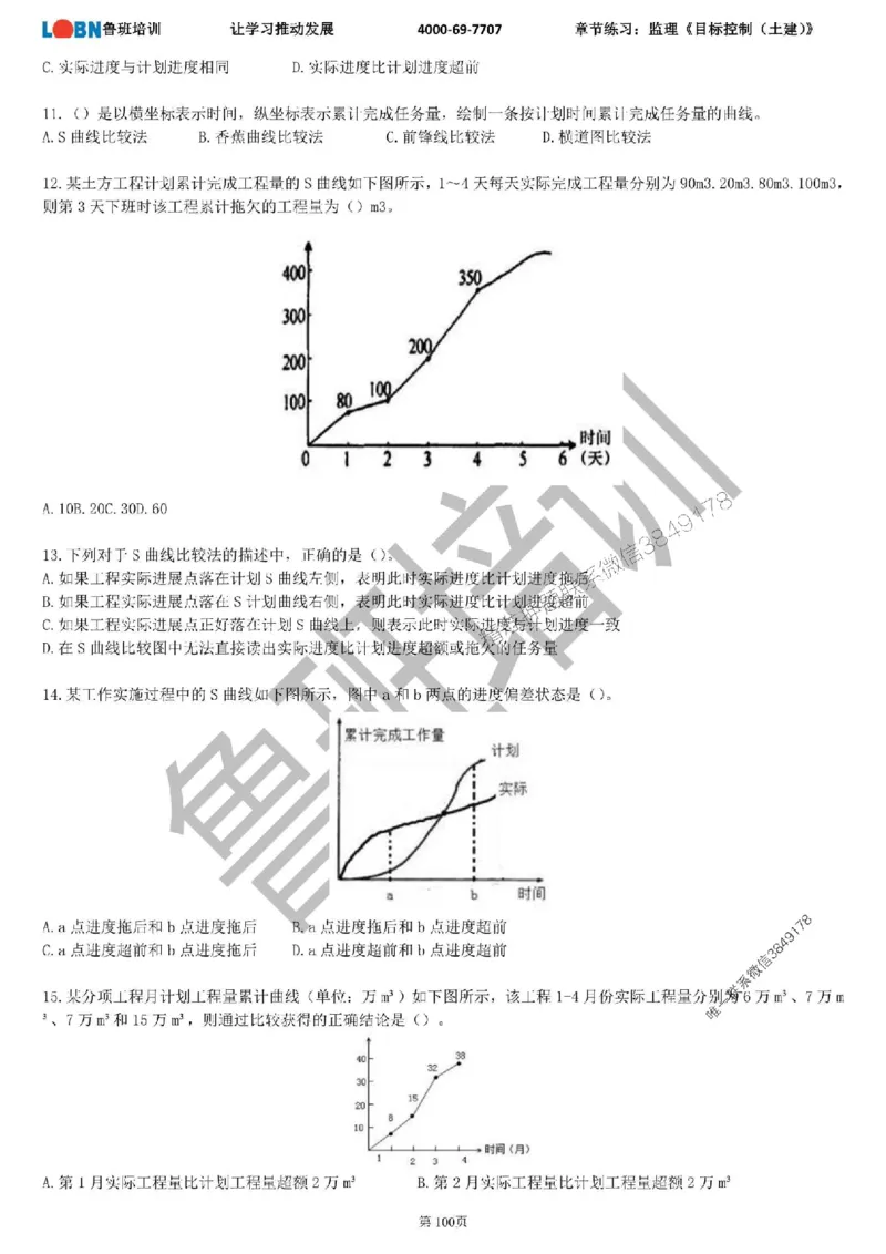 监理章节练习《目标控制（土建）》_监理工程师_2025监理工程师_2025年监理工程师SVIP_2025年监理土建控制SVIP_01-精华文档✿电子教材✿历年真题