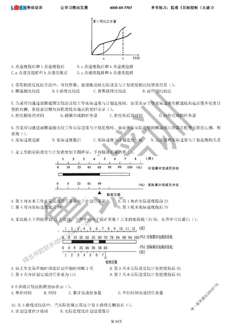 监理章节练习《目标控制（土建）》_监理工程师_2025监理工程师_2025年监理工程师SVIP_2025年监理土建控制SVIP_01-精华文档✿电子教材✿历年真题