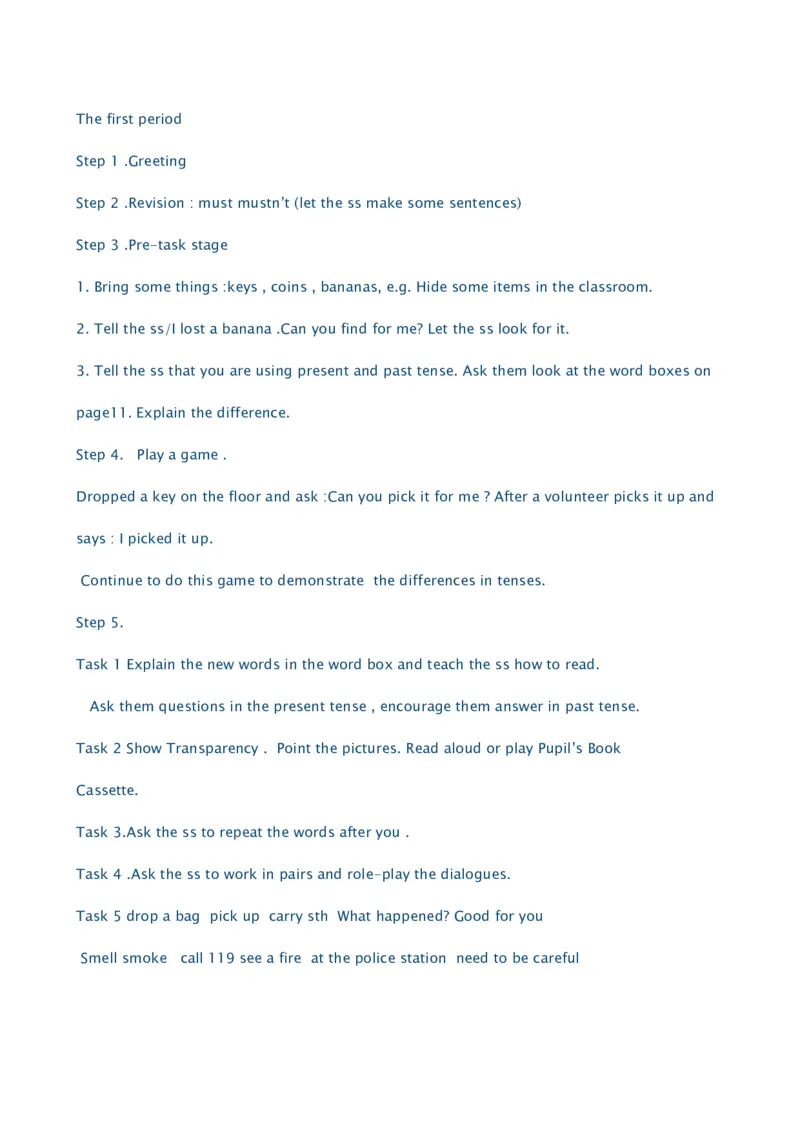 深圳版小学英语五年级下册全册教案_小学1-6年级全部试卷_英语_五年级_3-10-6、小学五年级英语下册_3-10-6-3、课件、讲义、教案