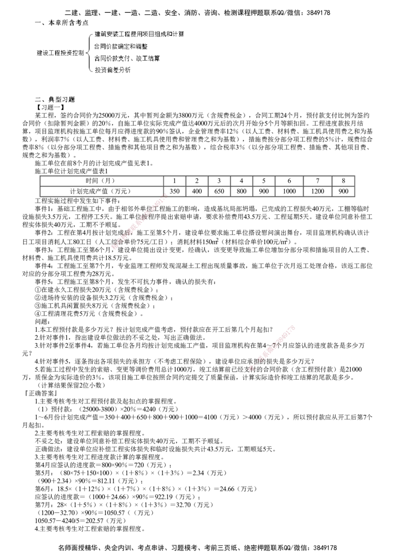 第01讲　造价控制（一）_监理工程师_2025监理工程师_2025年监理工程师SVIP_2025年监理土建案例SVIP_03-习题精析✿实战特训✿模考通关_01-案例《习题解析班》陈江潮JG