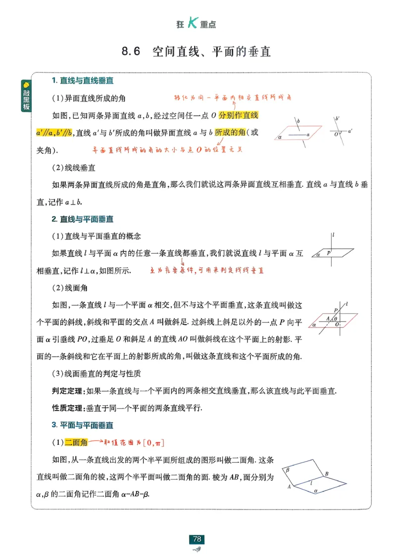 狂k重点数学必修2_数学_2026版高中必刷题数学《人教A版》_2026春高中必刷题《人教A版数学必修2》
