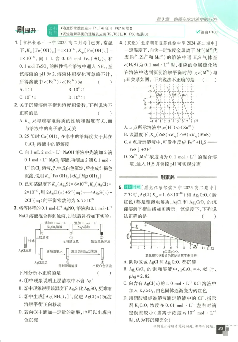 主书_化学_2026版高中必刷题化学《鲁科》_高中必刷题化学选修2LK