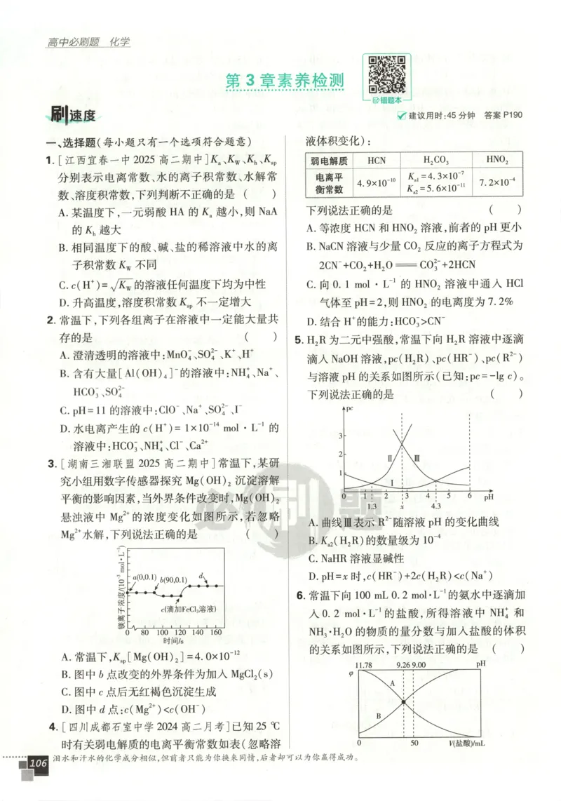 主书_化学_2026版高中必刷题化学《鲁科》_高中必刷题化学选修2LK