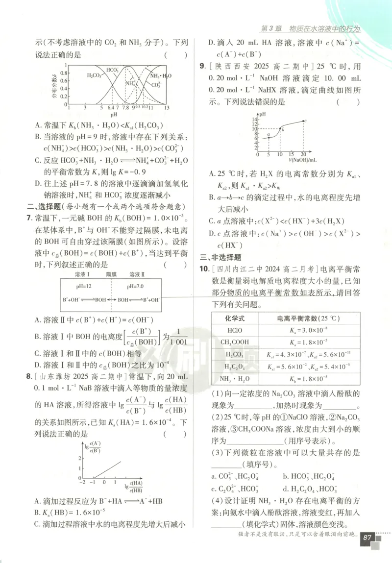 主书_化学_2026版高中必刷题化学《鲁科》_高中必刷题化学选修2LK