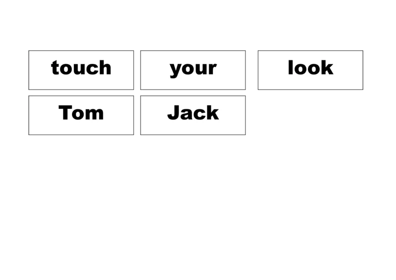小学一年级英语学习-1AM1单词卡片_小学1-6年级全部试卷_英语_一年级_3-6-5、小学一年级英语上册_3-6-5-2、练习题、作业、试题、试卷