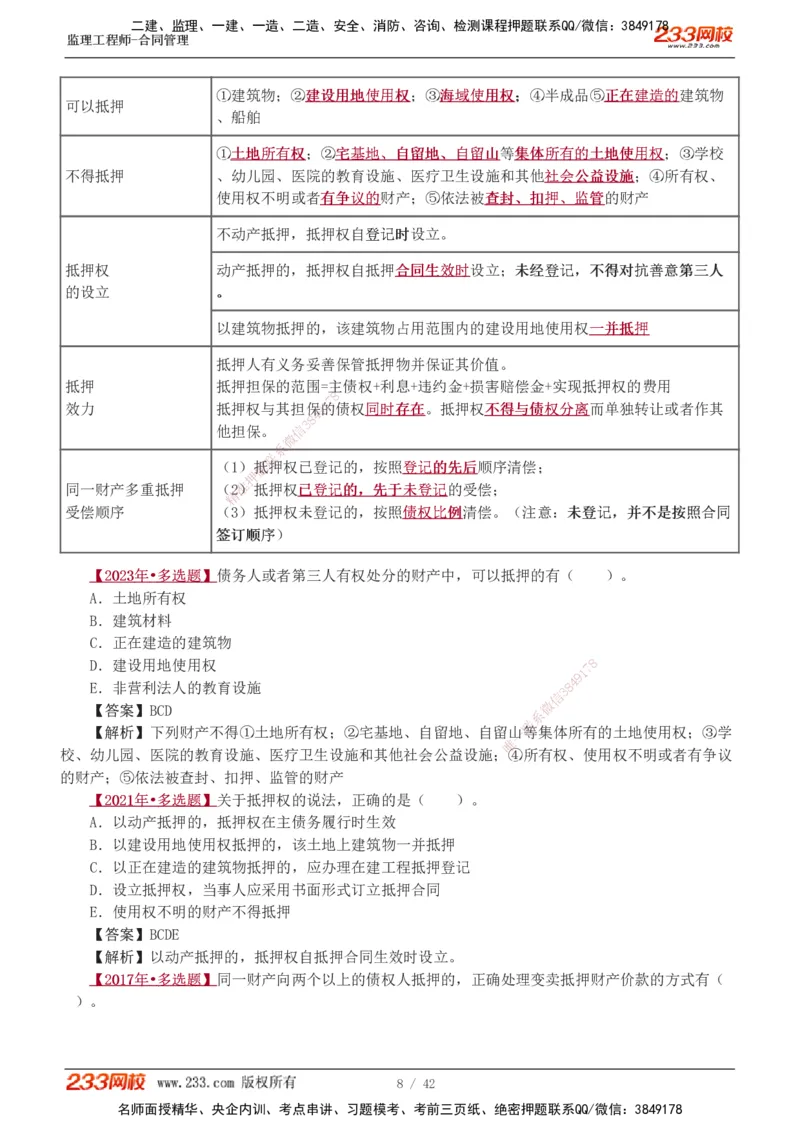 唐忍-2025监理工程师-合同管理-习题班-第1-3章_监理工程师_2025监理工程师_2025年监理工程师SVIP_2025年监理合同管理SVIP_03-习题精析✿实战特训✿模考通关_讲义