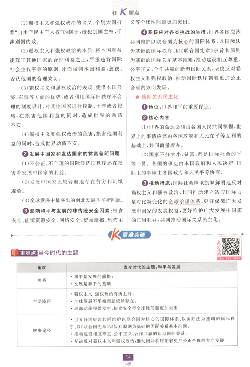 狂K重点_2026版高中必刷题_政治_高中必刷题政治选修12合订