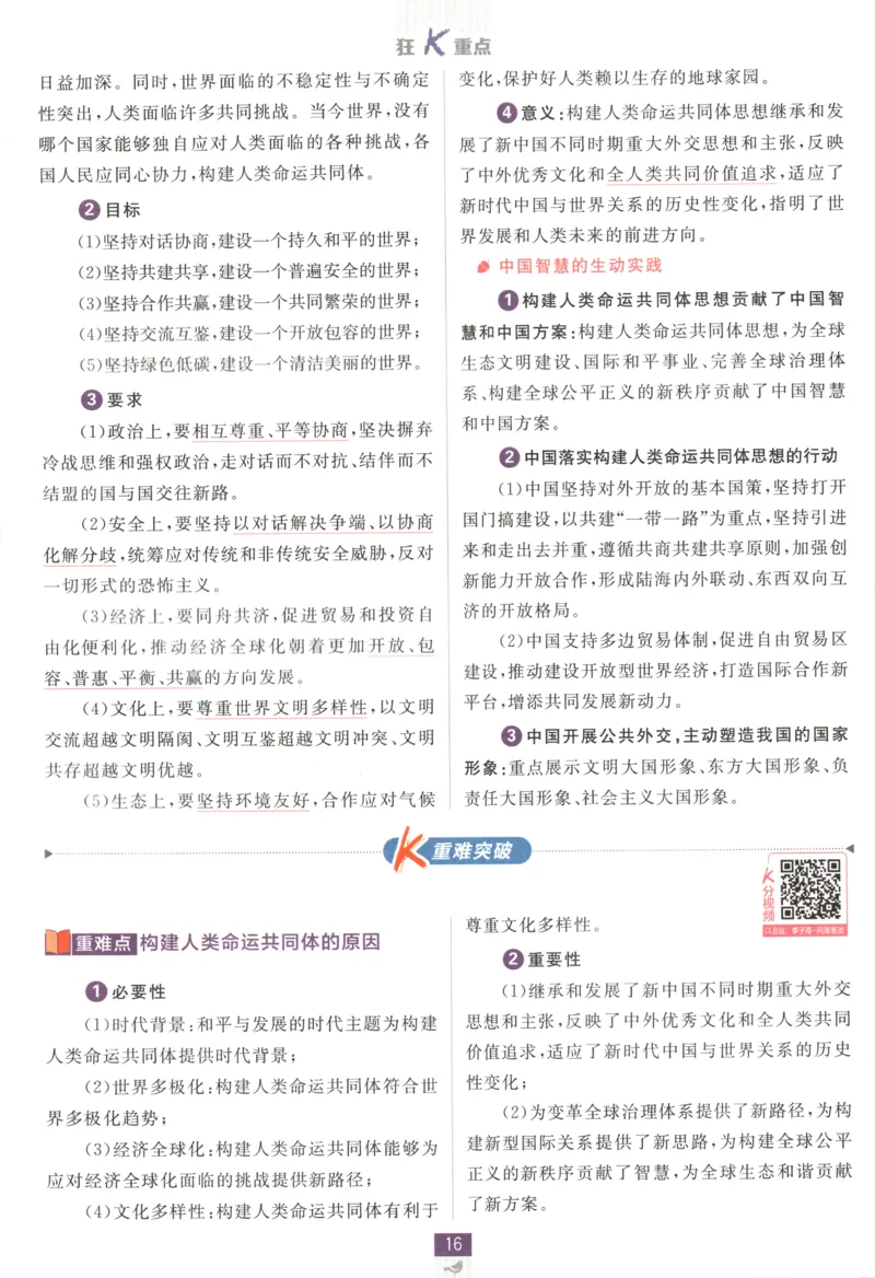 狂K重点_2026版高中必刷题_政治_高中必刷题政治选修12合订