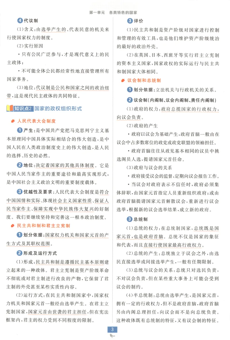 狂K重点_2026版高中必刷题_政治_高中必刷题政治选修12合订