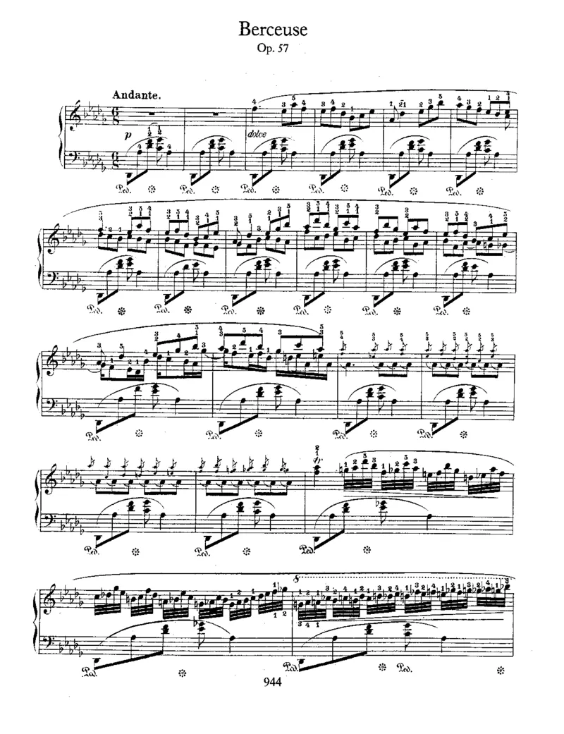 摇篮曲Op57_一万首著名钢琴曲谱哈农贝多芬合集视频教学电子版高清无水印可打印_1古典钢琴知名音乐家谱_肖邦钢琴谱全集