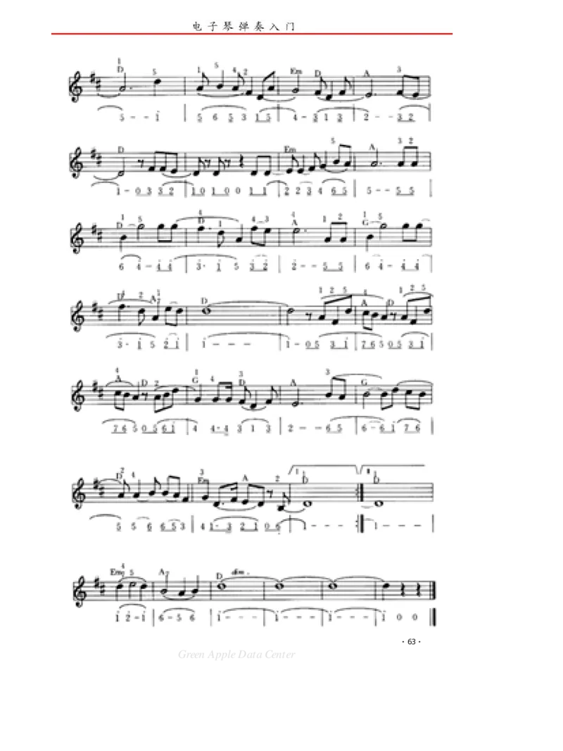 电子琴弹奏入门_一万首著名钢琴曲谱哈农贝多芬合集视频教学电子版高清无水印可打印_09钢琴教材合集_常用教材钢琴谱（80+本）