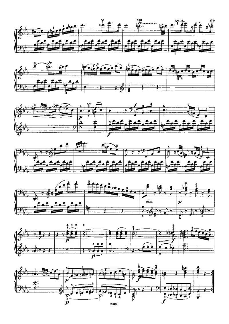 海顿奏鸣曲No59-XVI49_一万首著名钢琴曲谱哈农贝多芬合集视频教学电子版高清无水印可打印_1古典钢琴知名音乐家谱_海顿钢琴谱全集