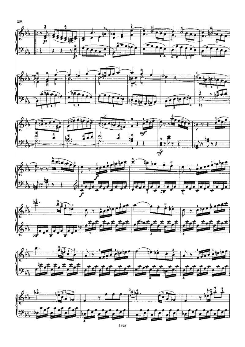 海顿奏鸣曲No59-XVI49_一万首著名钢琴曲谱哈农贝多芬合集视频教学电子版高清无水印可打印_1古典钢琴知名音乐家谱_海顿钢琴谱全集