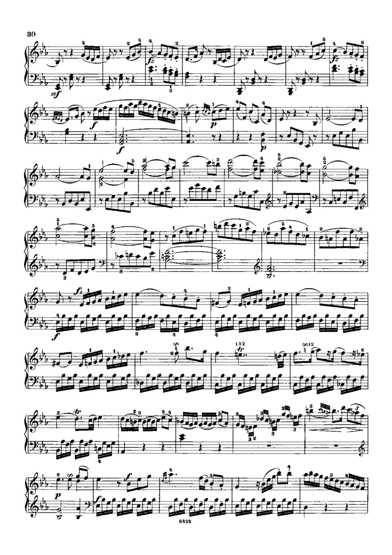 海顿奏鸣曲No59-XVI49_一万首著名钢琴曲谱哈农贝多芬合集视频教学电子版高清无水印可打印_1古典钢琴知名音乐家谱_海顿钢琴谱全集