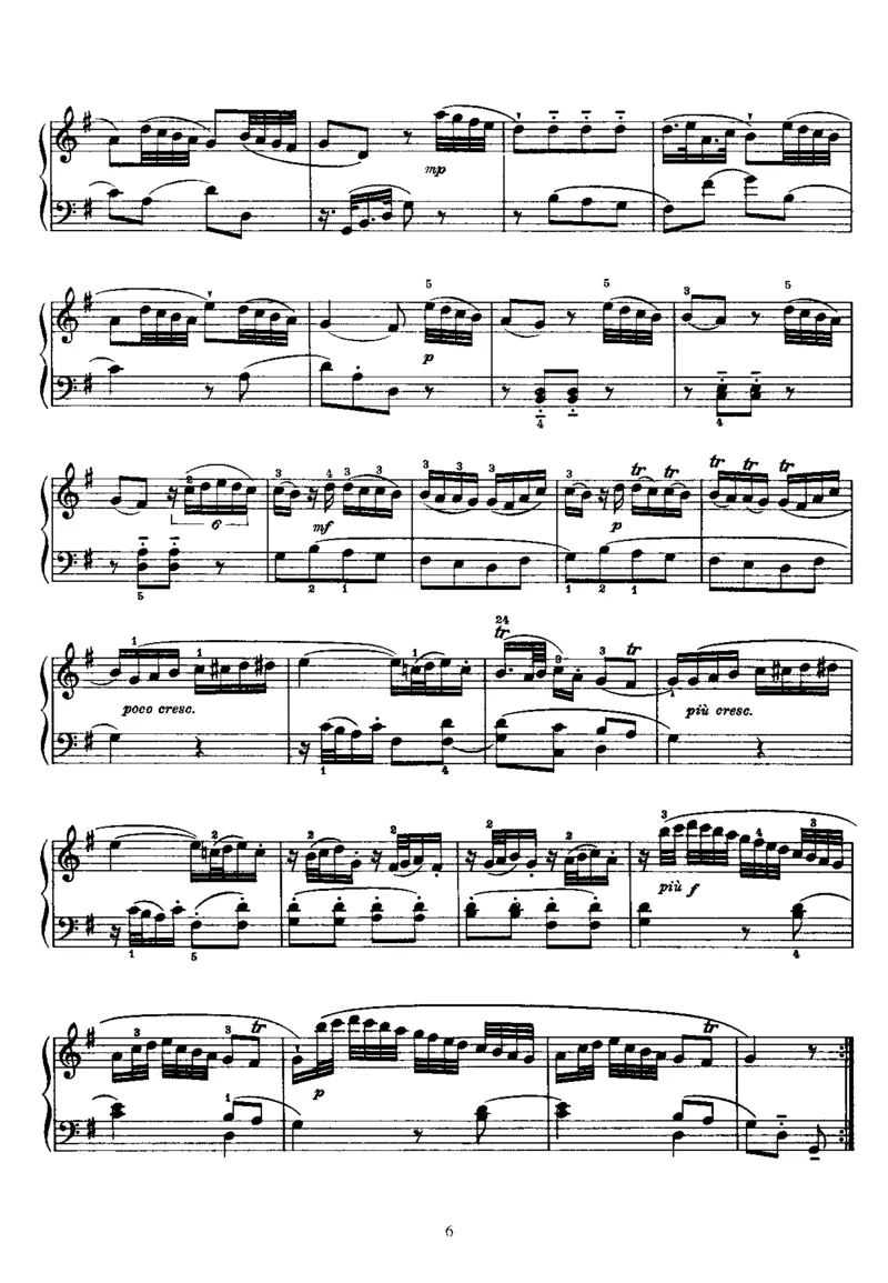 海顿奏鸣曲No.3C大调_一万首著名钢琴曲谱哈农贝多芬合集视频教学电子版高清无水印可打印_1古典钢琴知名音乐家谱_海顿钢琴谱全集