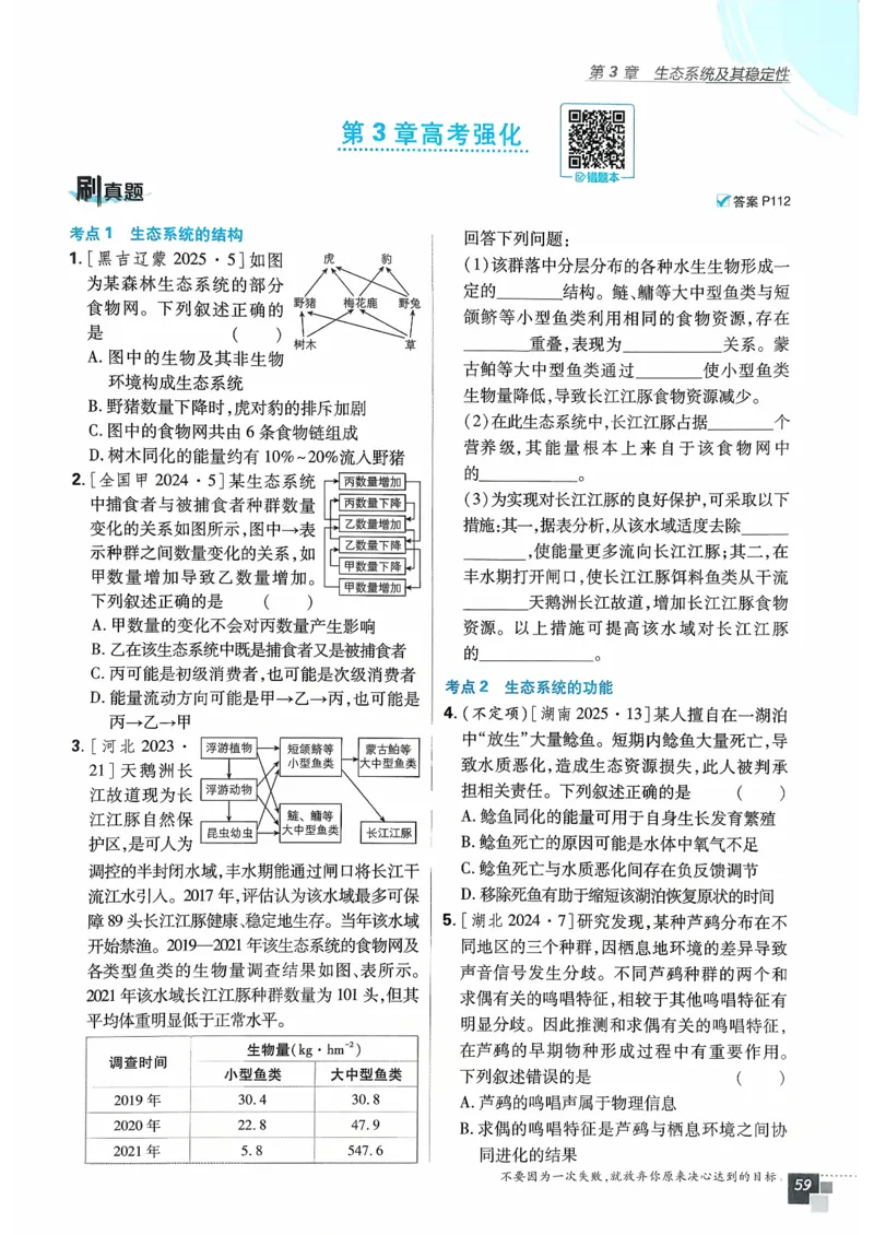 主书生物选修2_生物_2026版高中必刷题生物人教版_2026春高中必刷题生物必修2RJ
