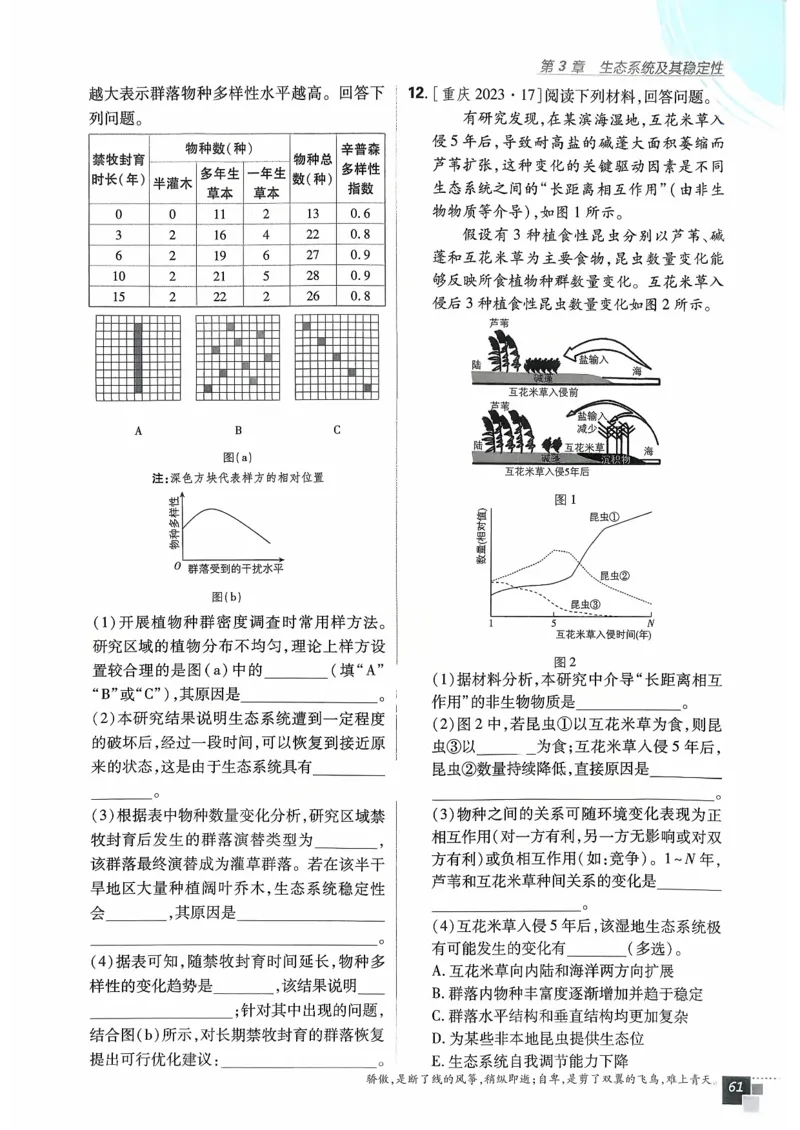 主书生物选修2_生物_2026版高中必刷题生物人教版_2026春高中必刷题生物必修2RJ